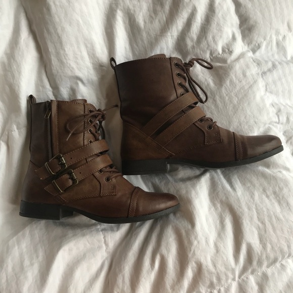 Forever 21 Shoes - Forever 21 Combat Boots